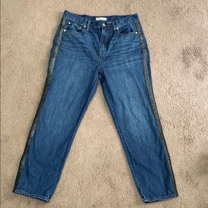 Madewell the perfect vintage jean w/ tuxedo stripe